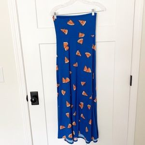 Lularoe blue watermelon maxi skirt size XXS